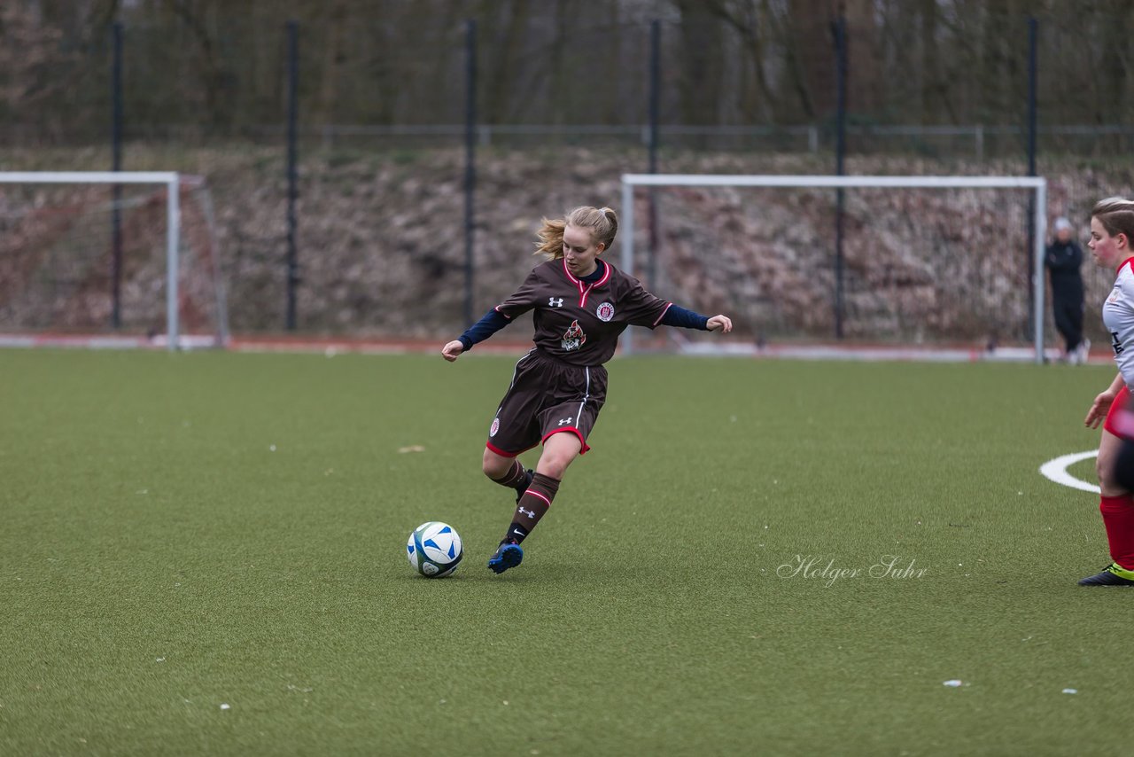 Bild 274 - B-Juniorinnen Walddoerfer - St.Pauli : Ergebnis: 4:1